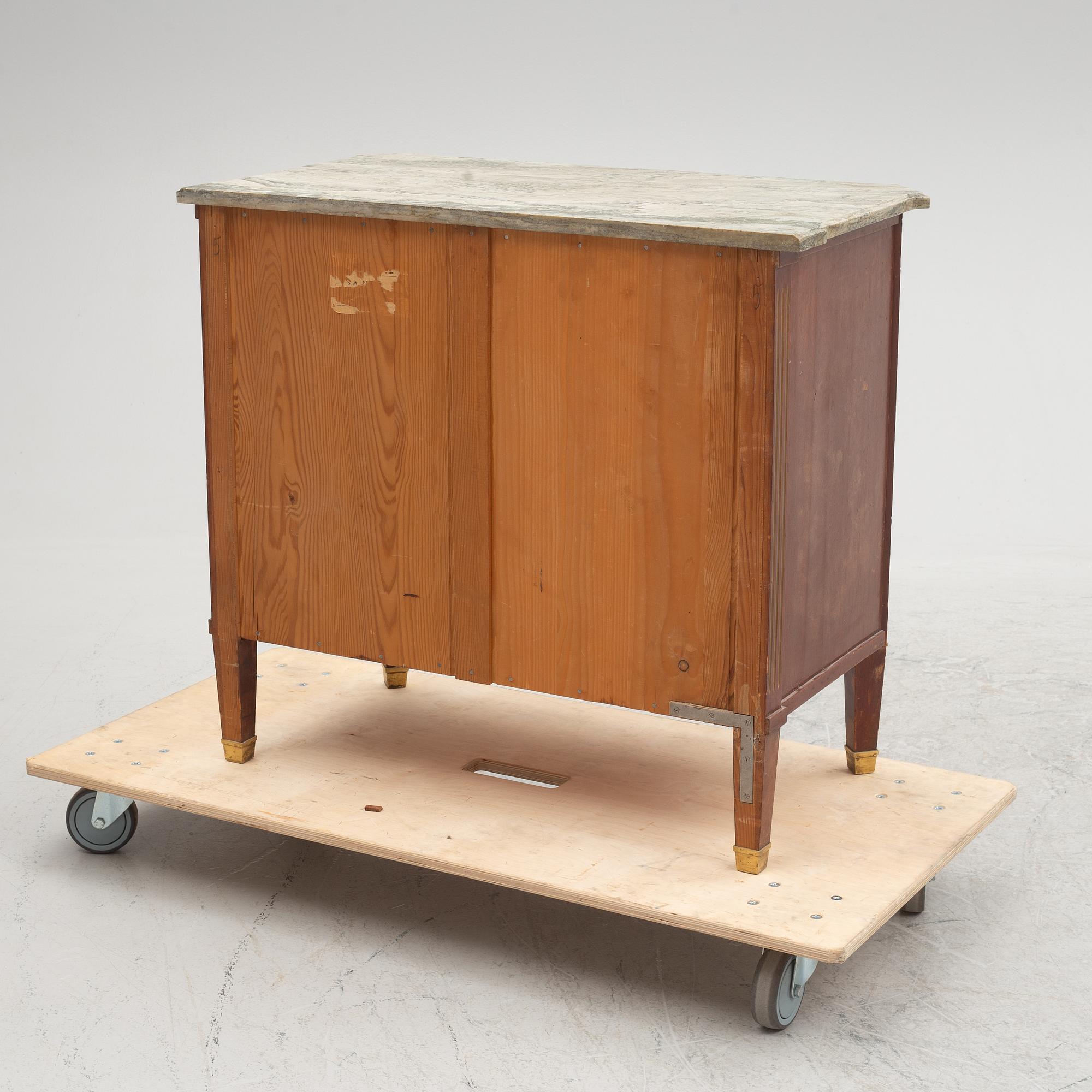 A Gustavian Style Chest of Drawers, first half of the 20th Century.