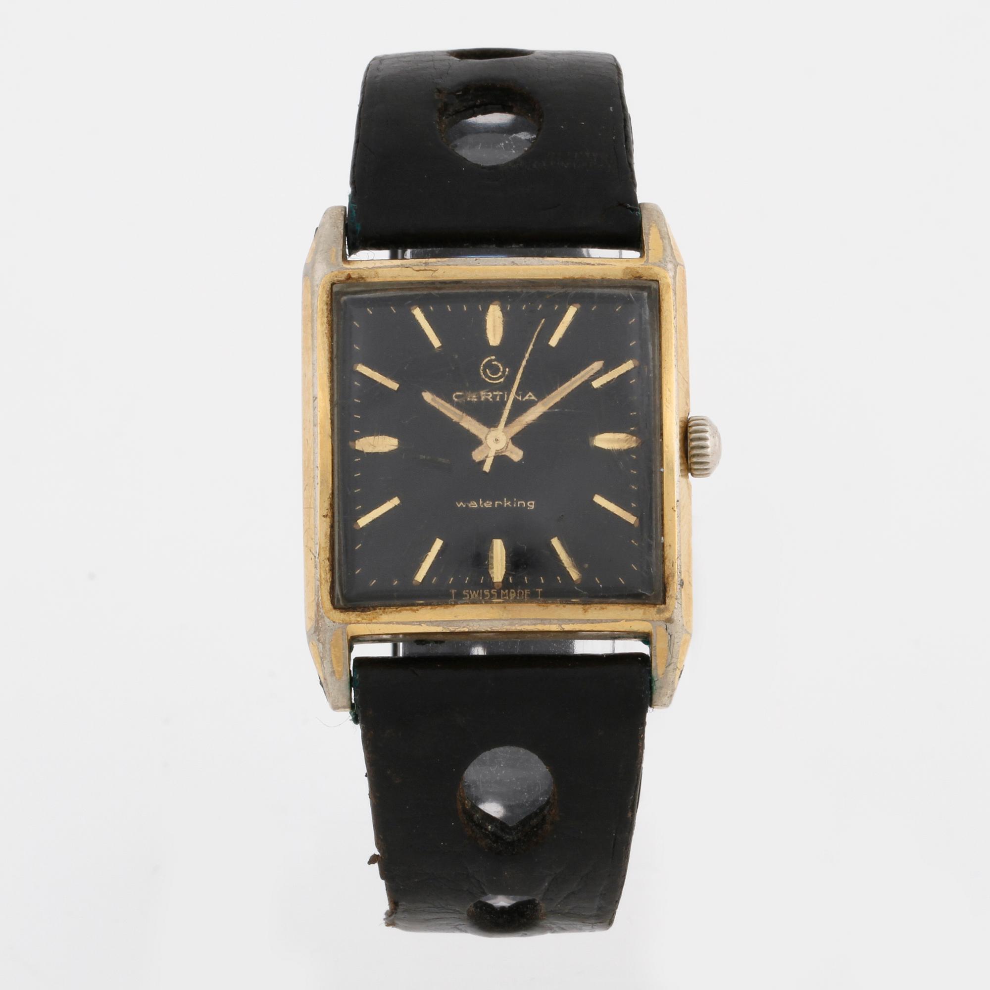 CERTINA, Waterking, armbandsur. 28,5 x 28 (38) mm.