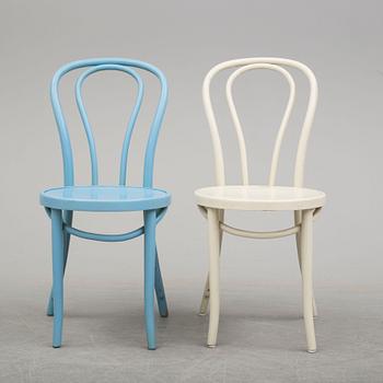 A set of six IKEA Öglan chairs, 1970/80's.