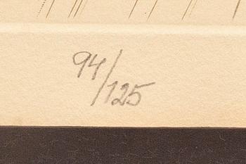 Salvador Dalí, etching and dry needle in color, 5 pcs, signed and numbered.