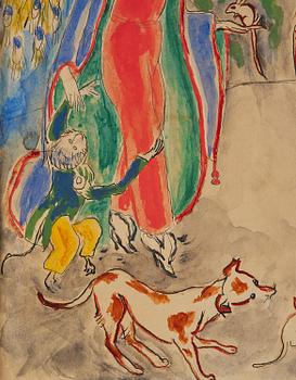 Nils von Dardel, "Visit to an eccentric lady".
