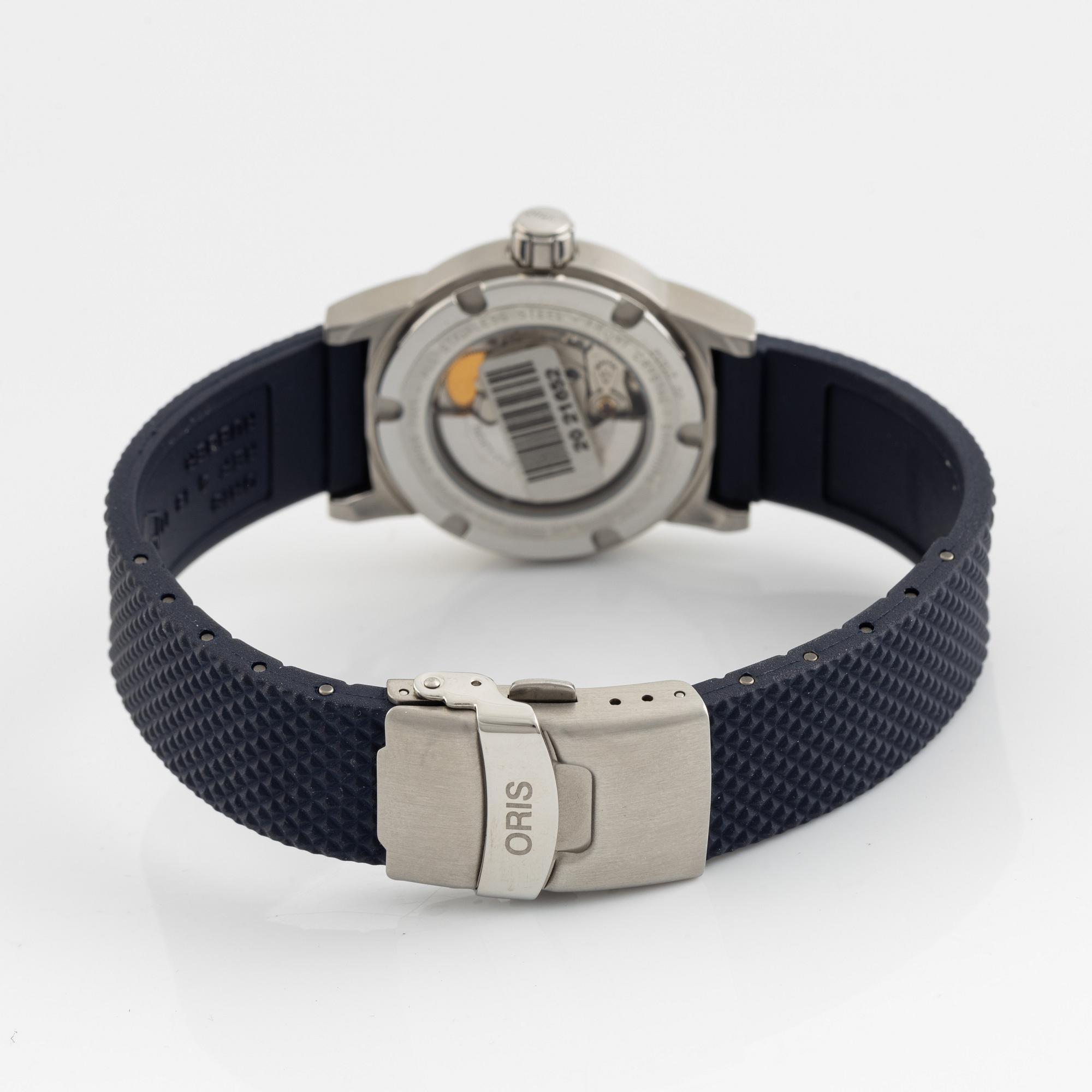 Oris, Big Crown, Day-Date, armbandsur, 35 mm.