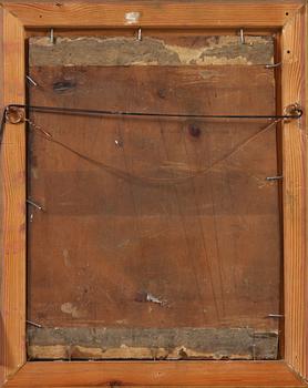 OKÄND KONSTNÄR, olja på duk, 1800/1900-tal.