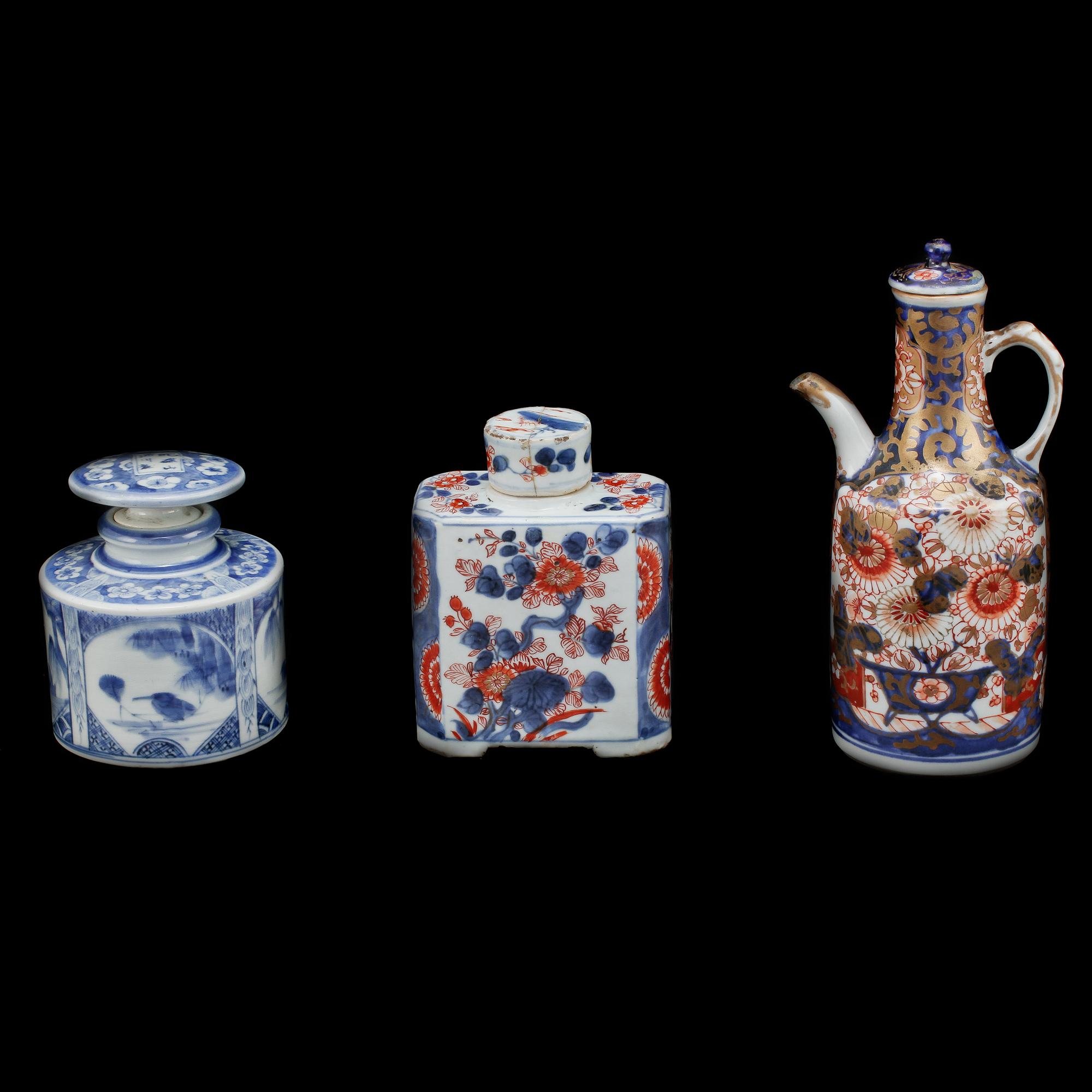 PARTI PORSLIN, 3 delar, porslin, Kina, 1900-tal.