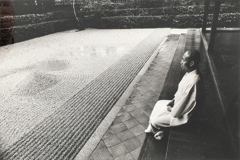 Edouard Boubat,  a signed photograph.