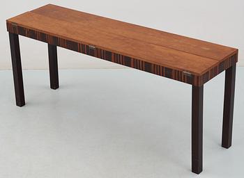 An Axel Einar Hjorth 'Rekord' birch and palisander sideboard by NK, 1930's.