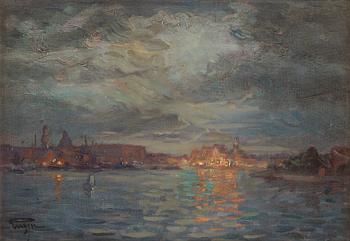 439C. Prins Eugen, View over Stockholm.