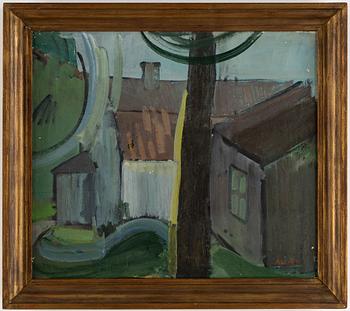 Alf Lindberg, oil on canvas, signed and dated -43.