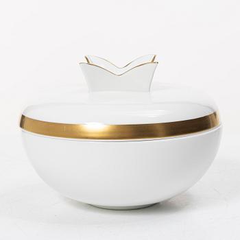 Karin Björquist, Bowls with lids, 14 pcs, porcelain, "Nobel" Rörstrand.