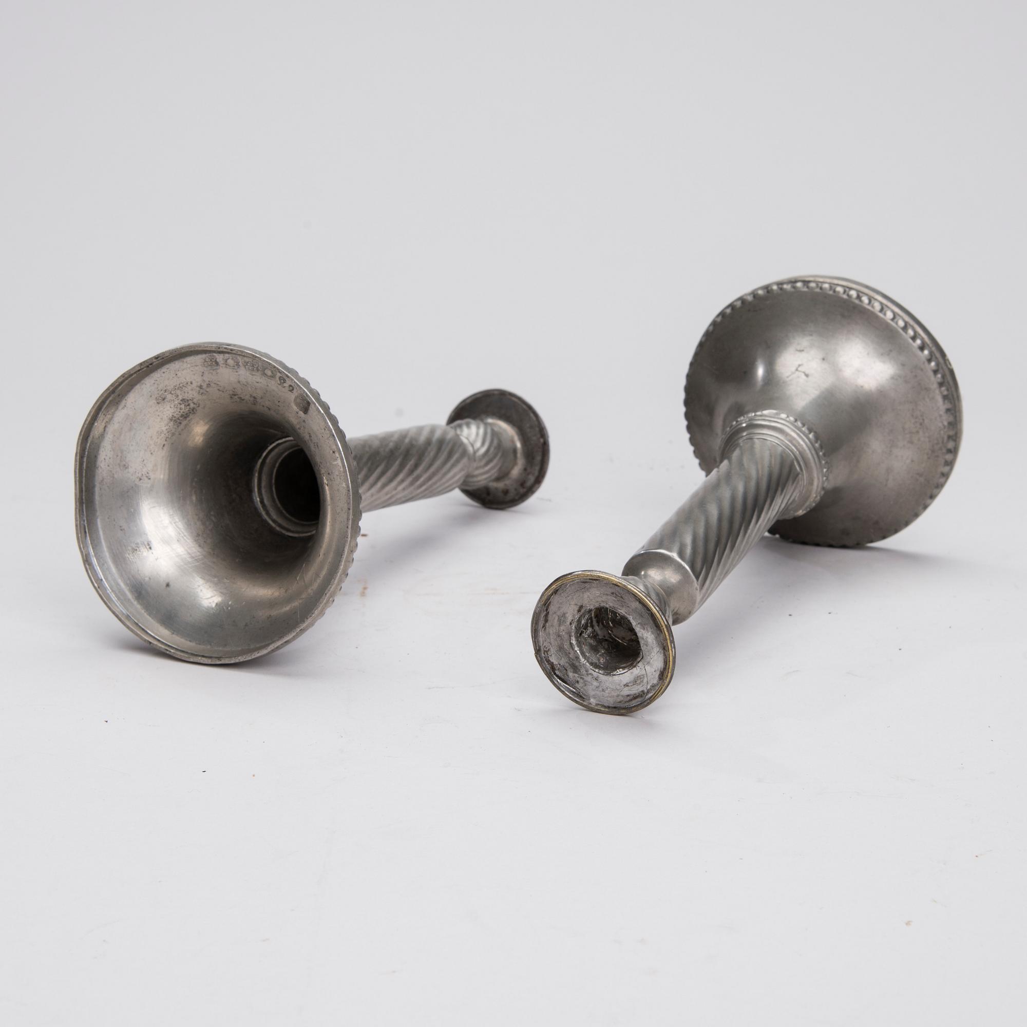 KYNTTILÄNJALKA, tinaa, Ruotsi 1700-luvun loppu.