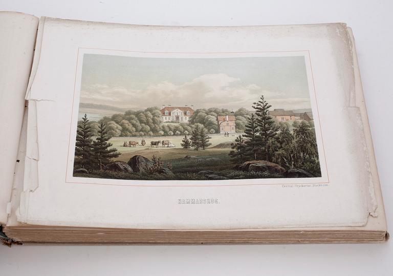 BOK, "Uplands herregårdar med beskrifvande text"
av Carl-Arvid Klingspor och Bernhard Schlegel
F. & G. Beijers förlag.