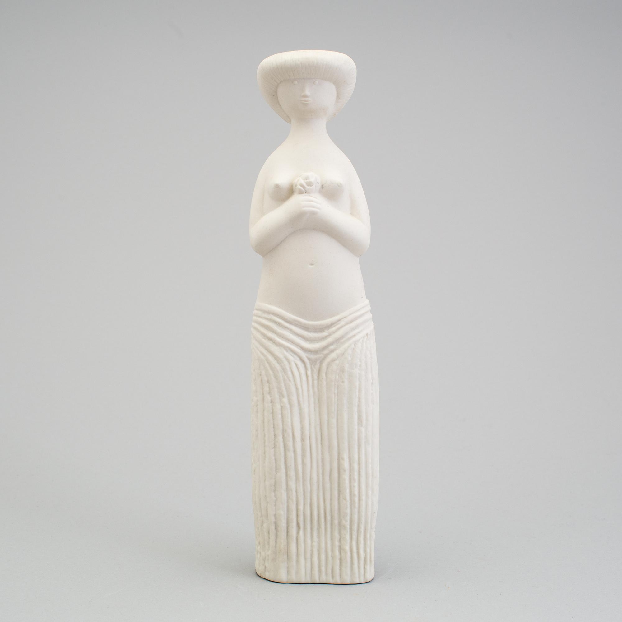 STIG LINDBERG, a parian figurine, Gustavsberg 1970s.
