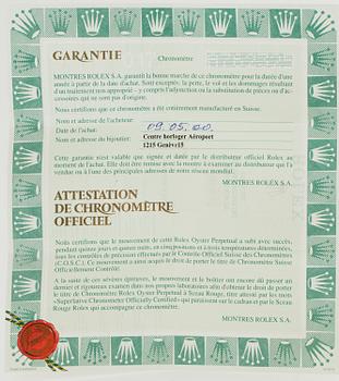 ROLEX, Oyster Perpetual Date, Submariner (1000ft=300m, SWISS MADE), Chronometer, wristwatch, 40 mm.