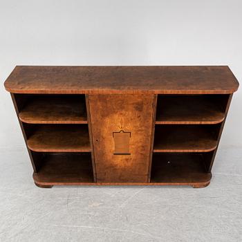 A 1930's birch bookcase.