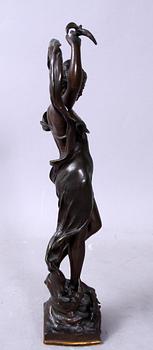 SKULPTUR, brons. Efter A.Gaudez.