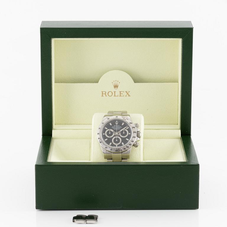 Rolex, Cosmograph, Daytona, wristwatch, chronograph, 40 mm.