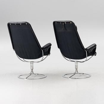 Bruno Mathsson, fåtöljer ett par "Jetson" för DUX sent 1900-tal.