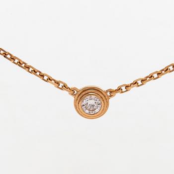 Cartier, kaulakoru, "d'Amour", 18K kultaa, briljanttihiottu timantti n. 0.04 ct.