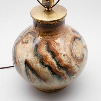 BORDSLAMPA, porslin, Josef Ekberg, Gustavsberg, 1931.