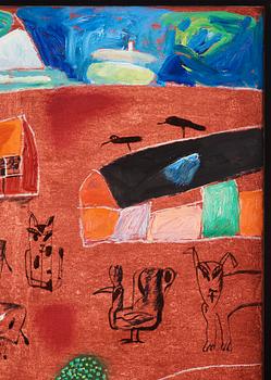 Madeleine Pyk, "Pappa målar alla husen".