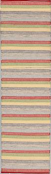 A RUNNER, flat weave, ca 254 x 84 cm.