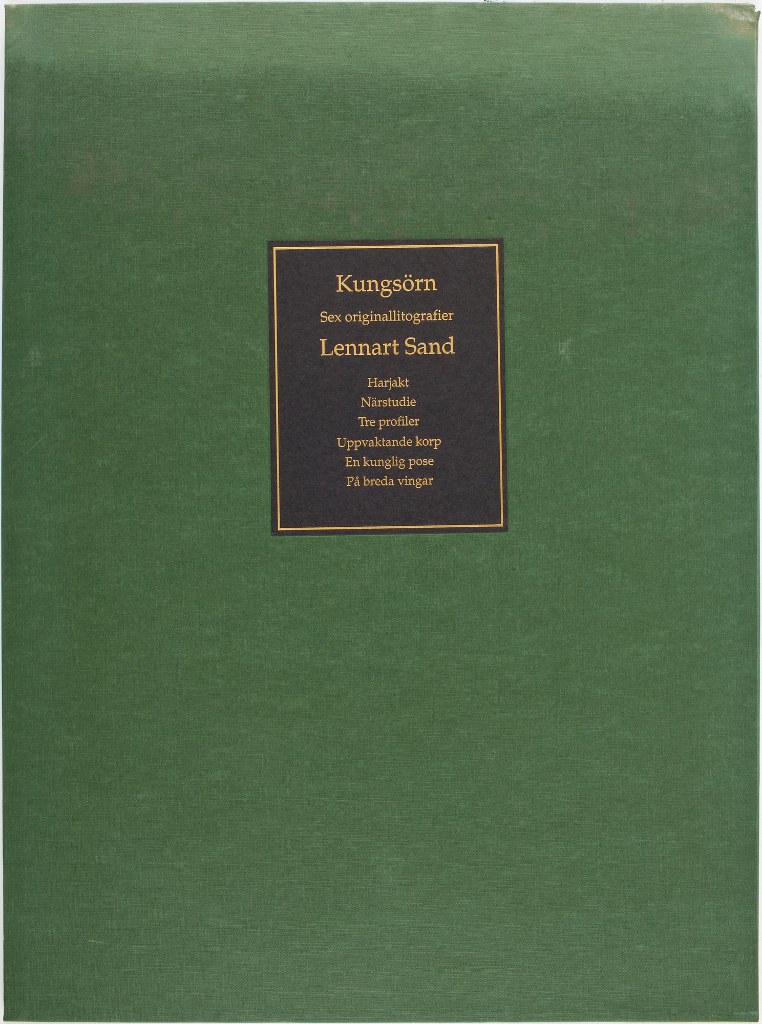 LENNART SAND, portfölj med sex färglitografier, sign 95/280 o dat -91.
