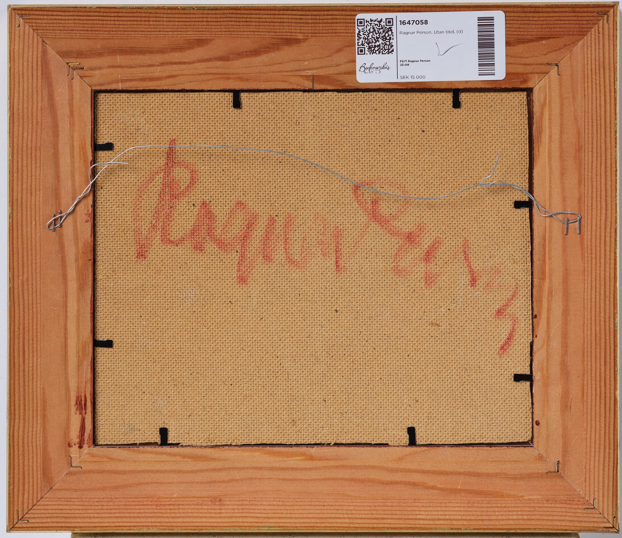 Ragnar Person, "Spring fever".