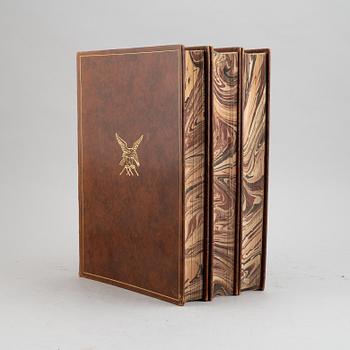 The von Wright brothers, three volumes "Svenska Fåglar", Börtzells tryckeri AB, Stockholm, 1927-1929.