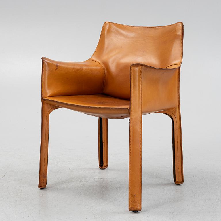 Mario Bellini, a '413 CAB' armchair from Cassina, Italy.