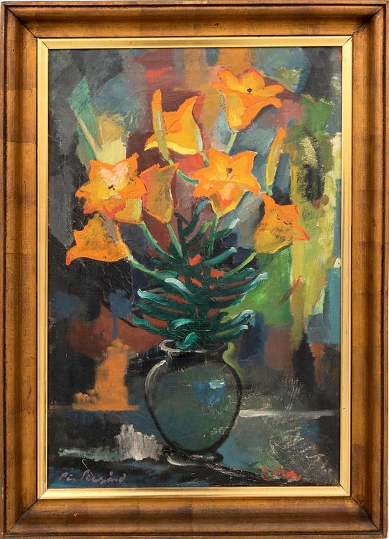 Pär Siegård, stilleben med liljor.