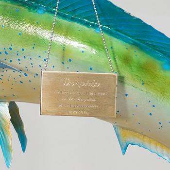 Fiskskulptur "Dolphin" 1960-tal.