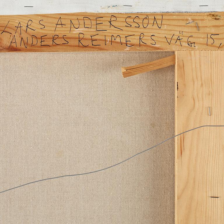 LARS ANDERSSON, oil on canvas, signed on verso.