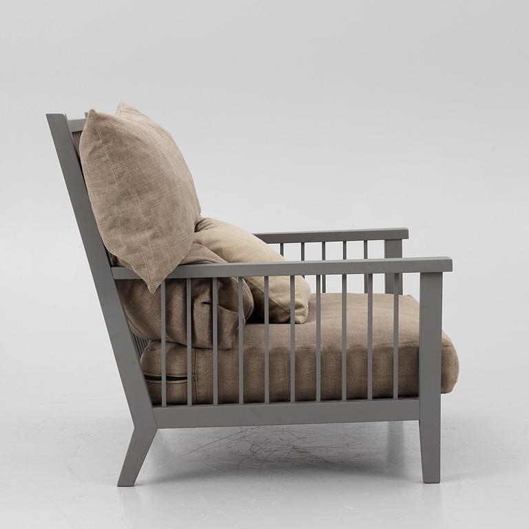 Paola Navone, a 'Grey' lounge chair, Gervasoni, Italy.