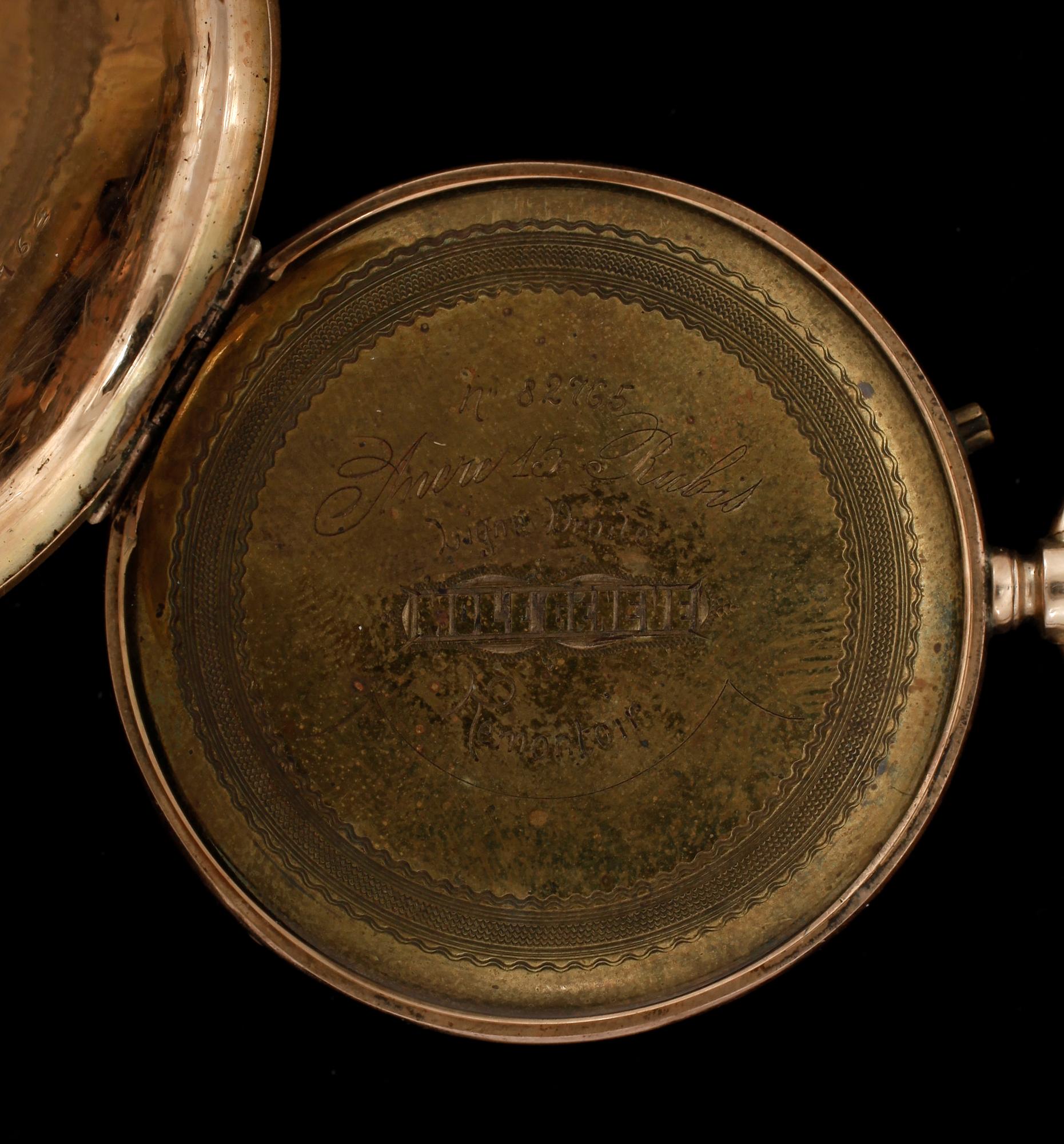 HERRFICKUR, guld 14k, sent 1800-tal. Vikt ca 70 gram.