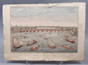 TITTSKÅPSBILDER, 5 st, 1700-tal.