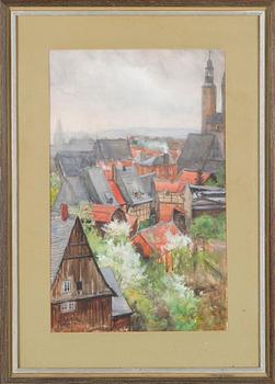 Albert Edelfelt, Näkymä Goslarista, Harz.