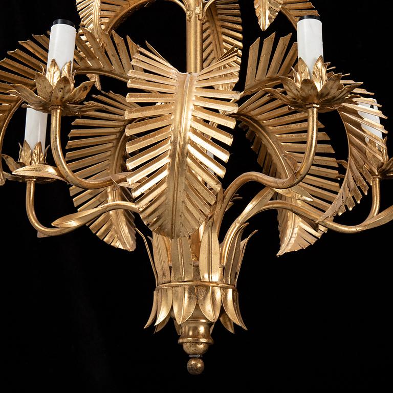 A late 20th century ceiling light, probably Italy.