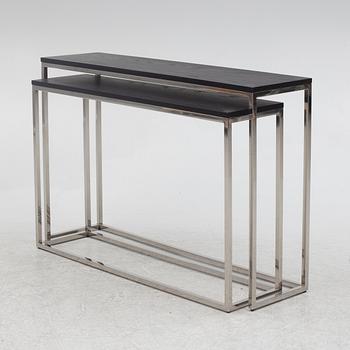 A est of two side tables, Rivièra Maison, contemporary.