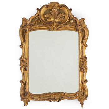 A 19th century Louis XV-style mirror.