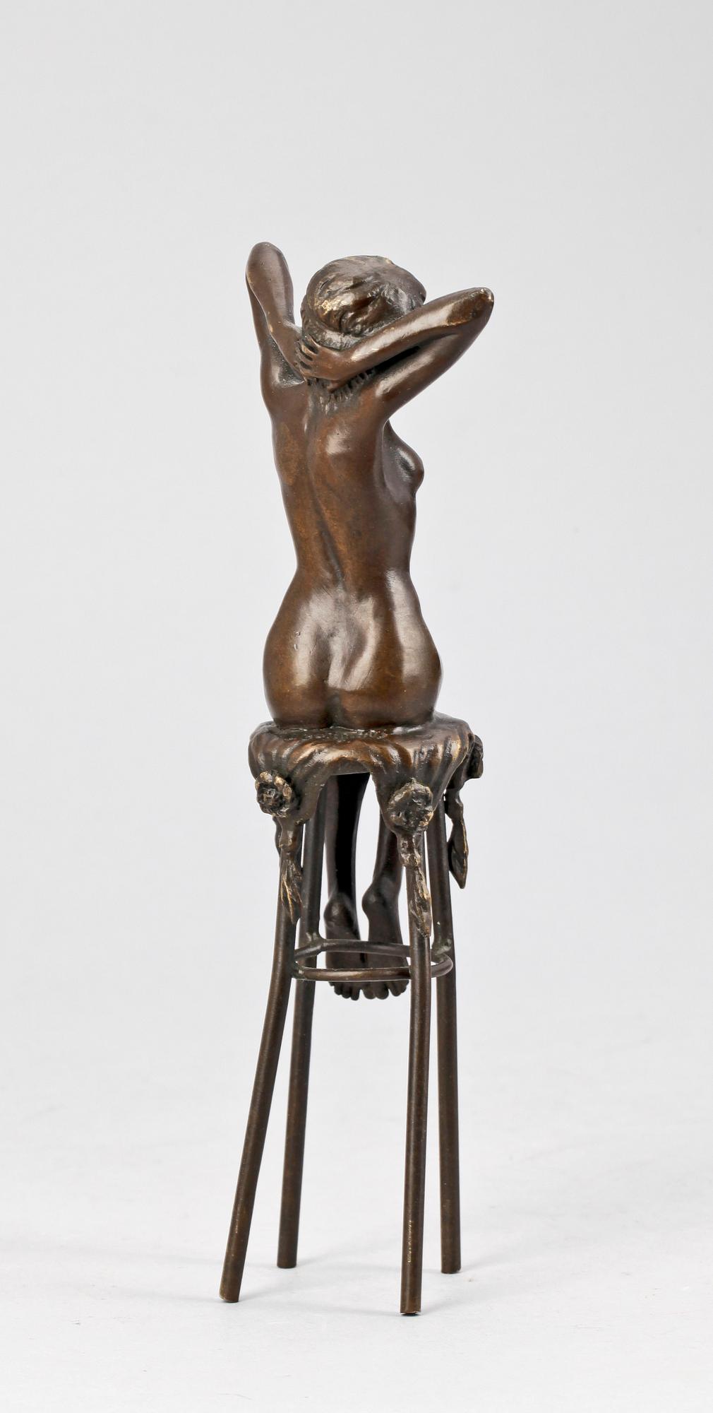 DEMETRE CHIPARUS, skulptur, brons, sign. 1900-tal.