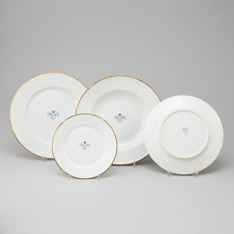 LOUISE ADELBORG, servis, 58 delar, "Swedish grace". Rörstrand, 1940-tal.