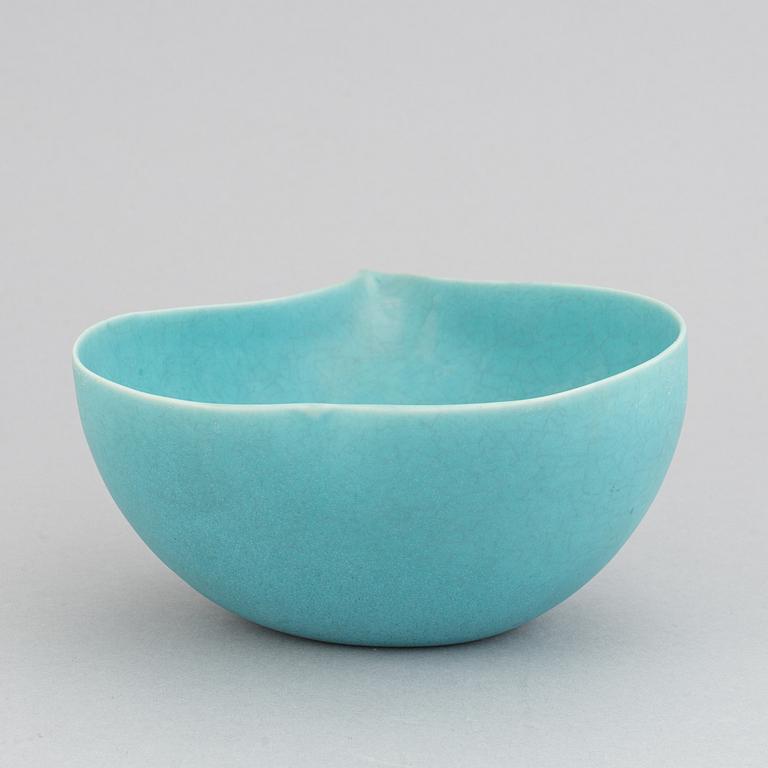 Paul Hoff, a stoneware bowl for Gustavsbergs studio, 1989, ed 50/150.