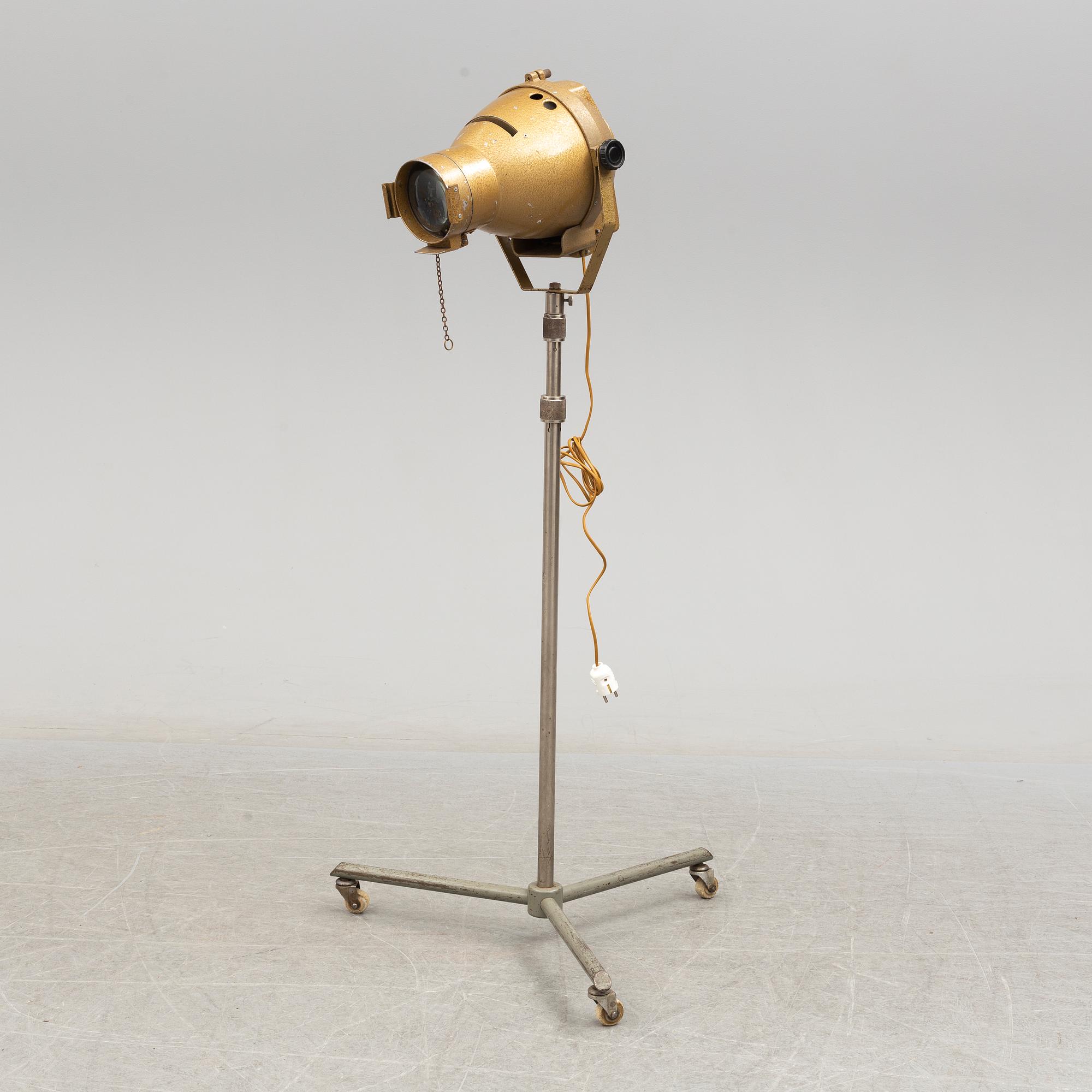 GOLVLAMPA / SPOT-LIGHT, Major, England, omkring 1900-talets mitt.