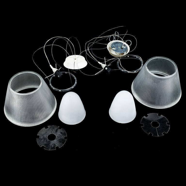 A pair of "Romeo Moon S1" lamps, designed by Philippe Starck for Flos.