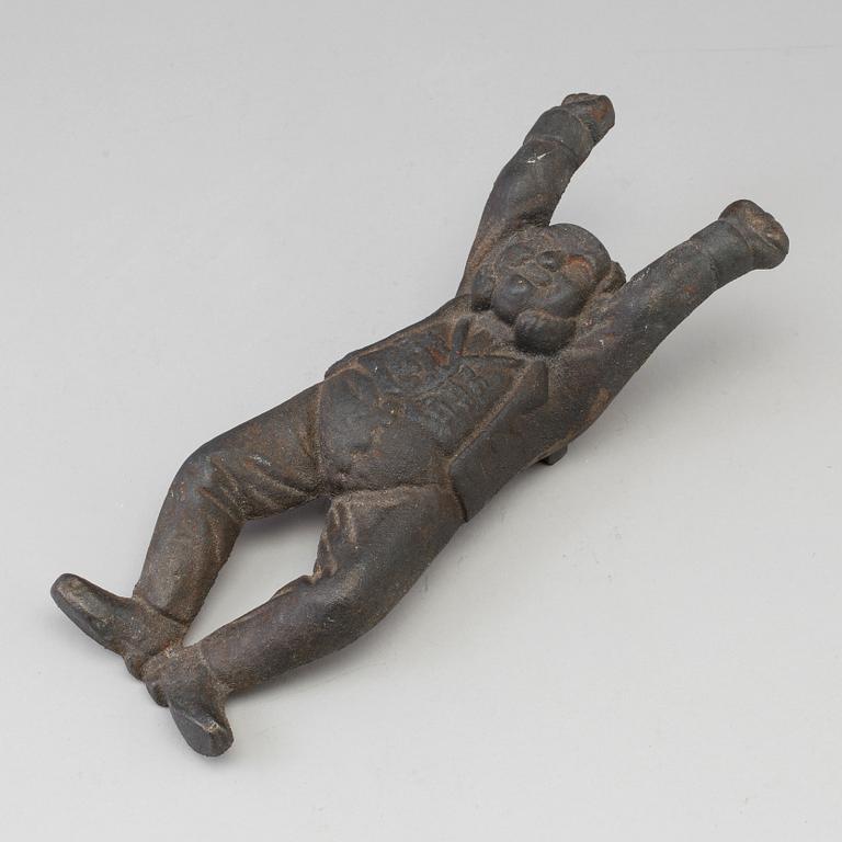 A Swedish cast iron boot jack, 20th century.