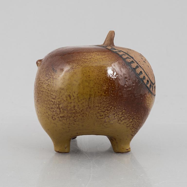 Lisa Larson, a 'Bulldog' figurine from the series 'Stora Zoo', Gustavsberg.