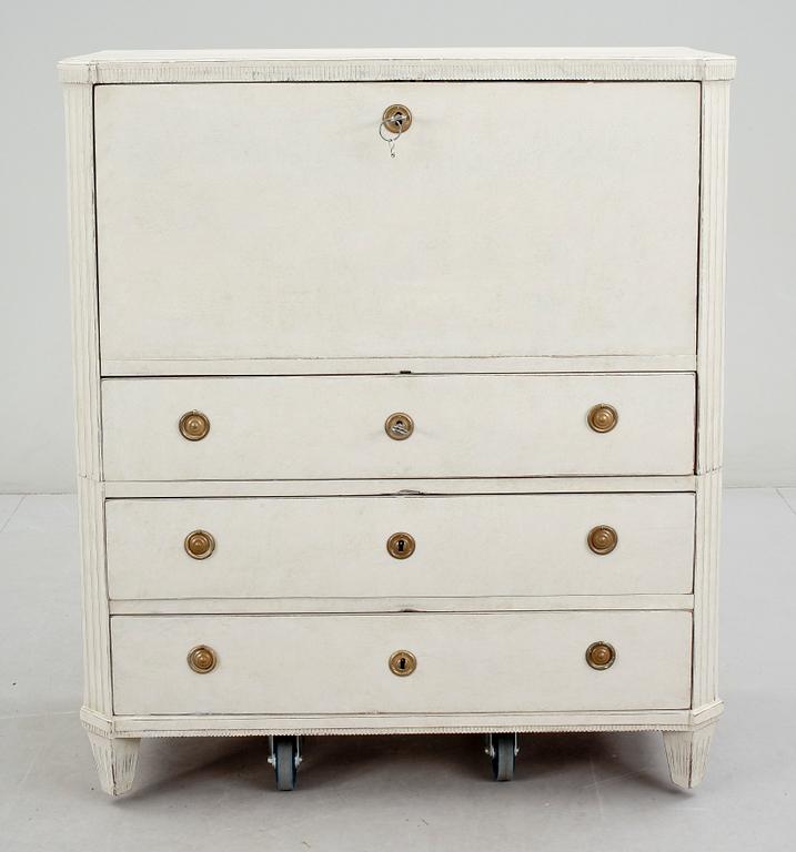 SEKRETÄR. Sengustaviansk, 1800-tal.