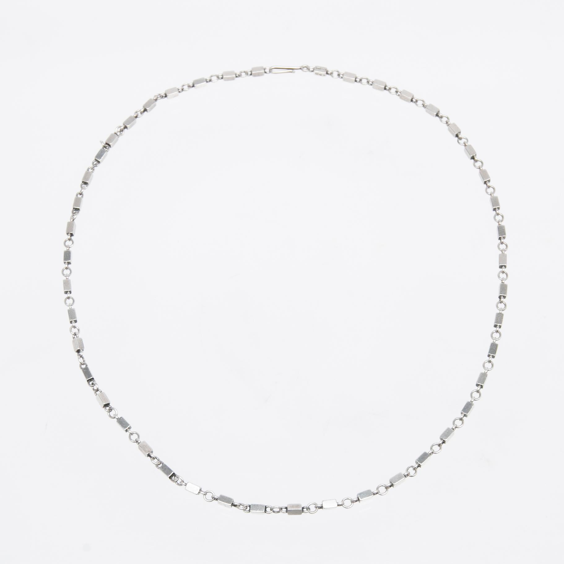 Wiwen Nilsson, necklace, sterling silver, Lund, 1948.