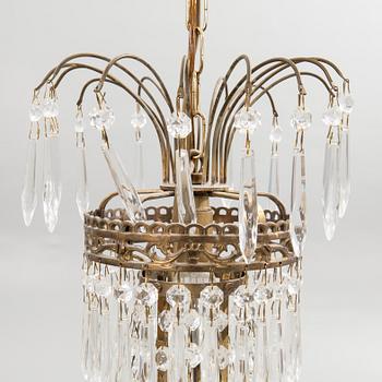 Chandeliers, a pair, Gustavian style, 20th century.
