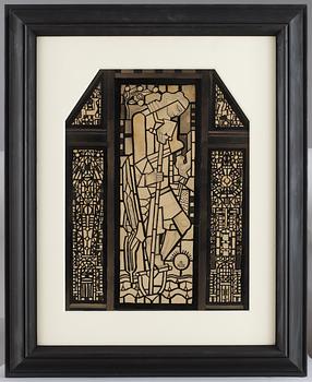 Gösta Adrian-Nilsson, Design för kyrkfönster (Design for church window).